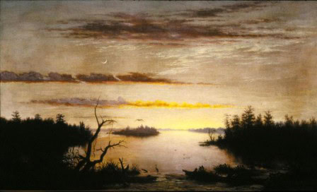 Painting of Flavius Fisher's "Dismal Swamp" 