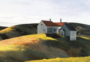 Edward Hopper, Mrs. Scott’s House, 1932, oil on canvas. Collection of the Maier Museum of Art at Randolph College.