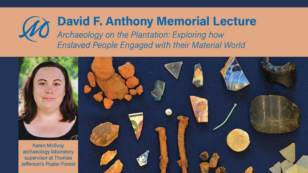 David F. Anthony Memorial Lecture by Karen McIlvoy: David F. Anthony Memorial Lecture by Karen McIlvoy